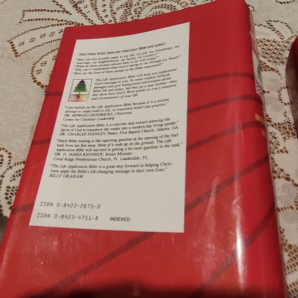 Life Application Bible NIV 1991 Red Hardback - Picture 8 of 14
